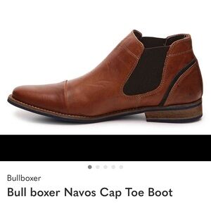 Bull boxer Navos Cap Toe Boot men’s 10 Chelsea boot